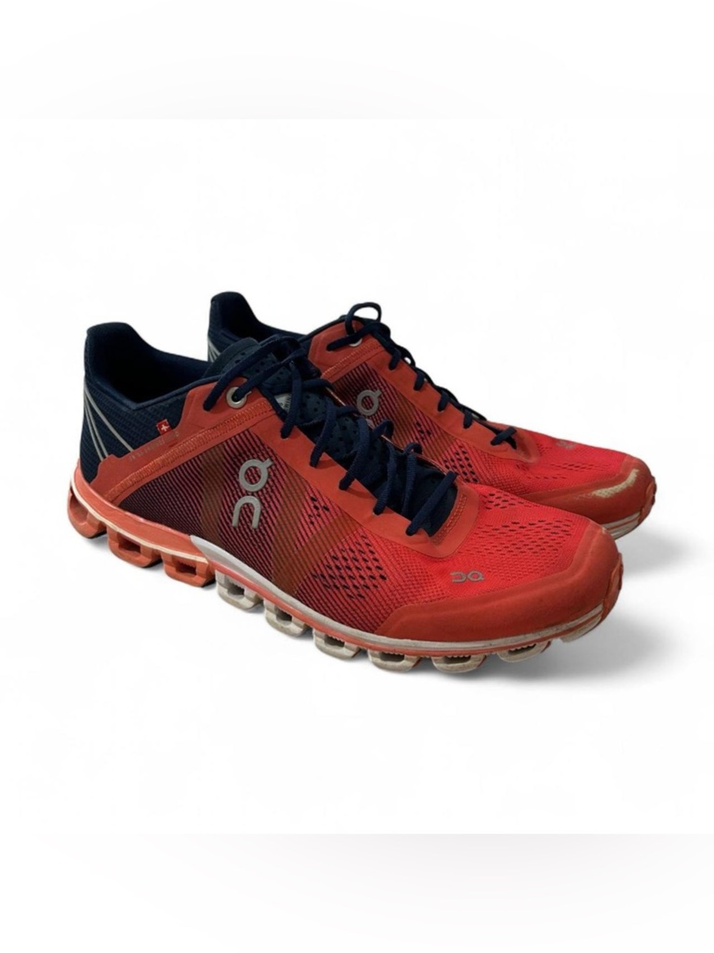 Women’s On Cloudflow Crimson Midnight Running Shoes Size 10